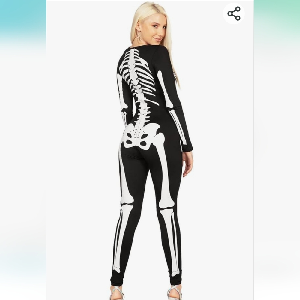 Skeleton Bodysuit - Picture 2 of 9